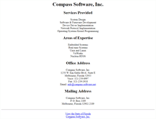 Tablet Screenshot of compass-software.net